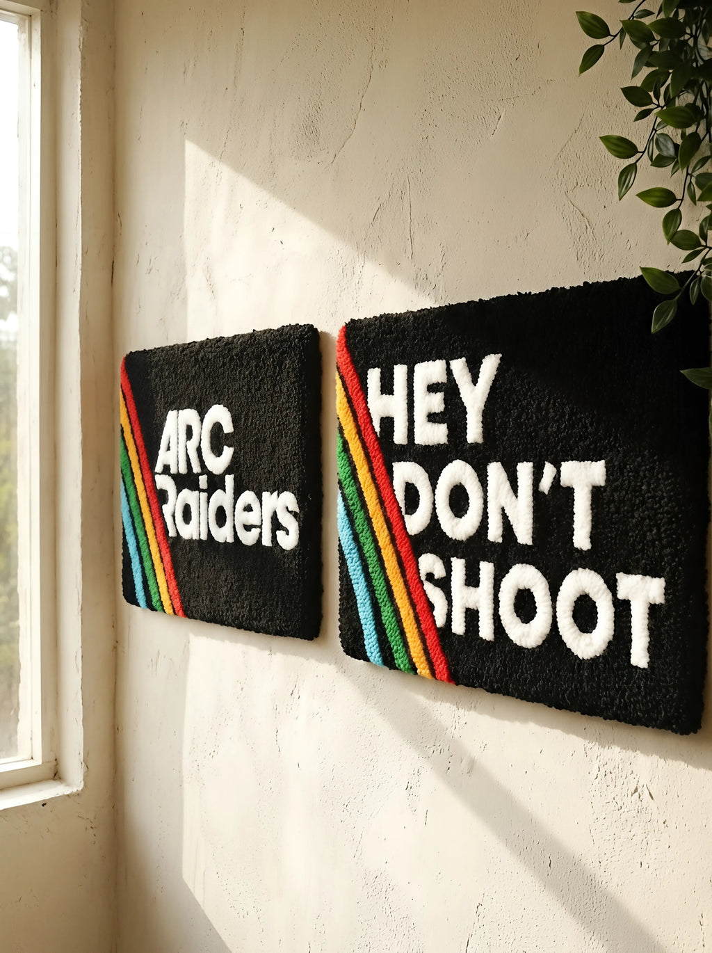ARC Raiders Punch Needle Wall Hanging - Retro Gaming Room Decor